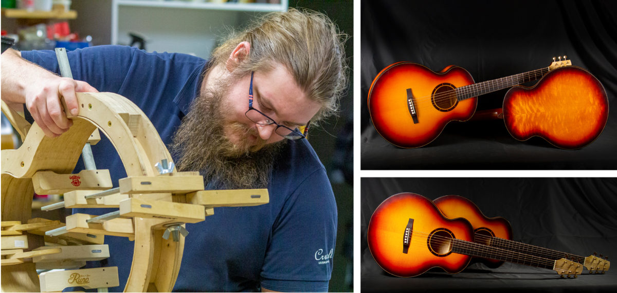 Santeri Korvenpään valmistamat kitarat ovat käsityötaidon mestarinäytteitä.