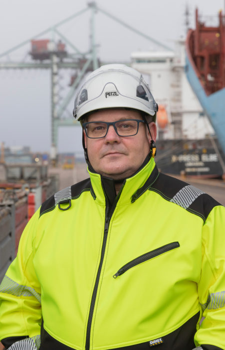 Tapio Mattila on kehittänyt ja laajentanut satamaa.