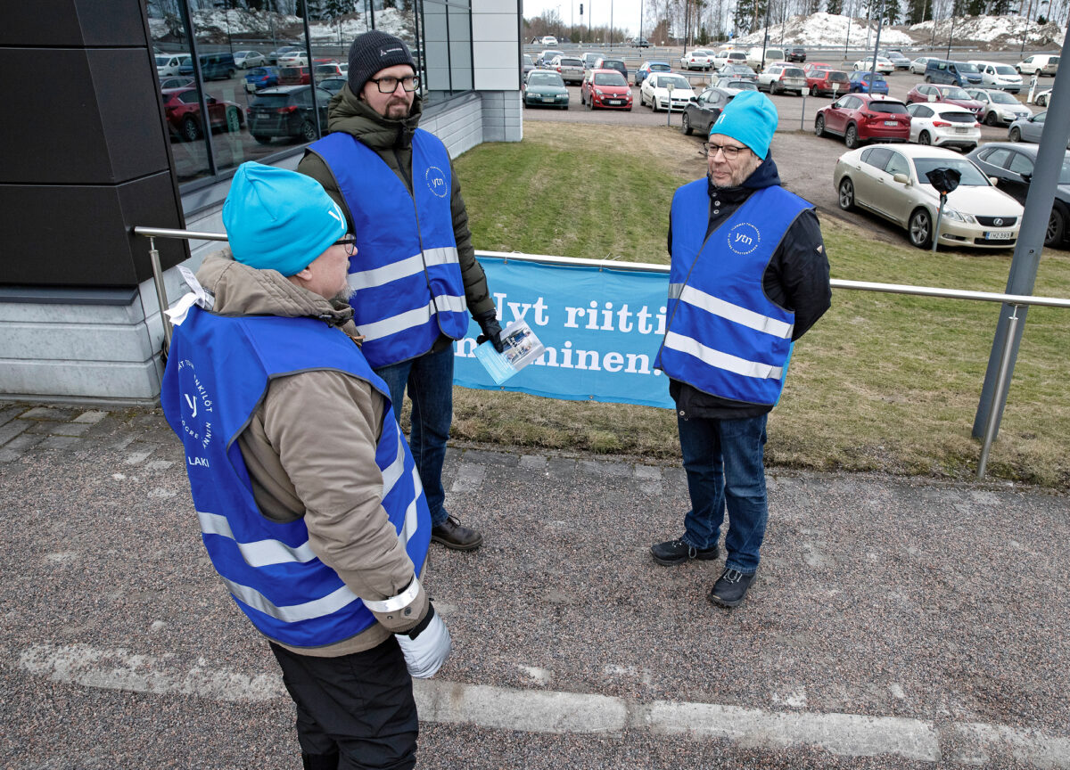 Neuvottelukierroksesta ei selvitty ilman työtaisteluja.