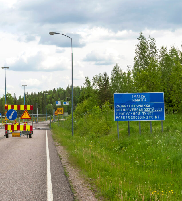 Ennen niin vilkkaalla Imatran raja-asemalla on hiljaista kuin huopatossutehtaalla.