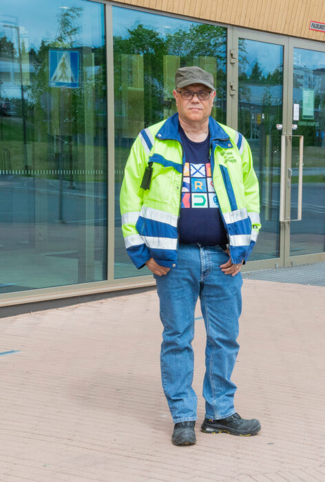 Janne Peni huolehtii kaupungin rakennusten LVI-kunnossapidosta.